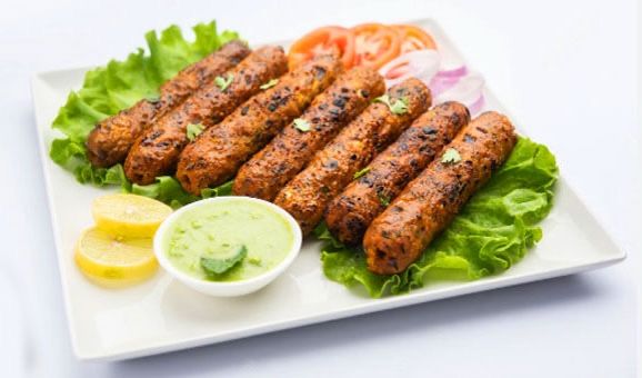 Chicken Seekh Kabab's (10-Piece's)